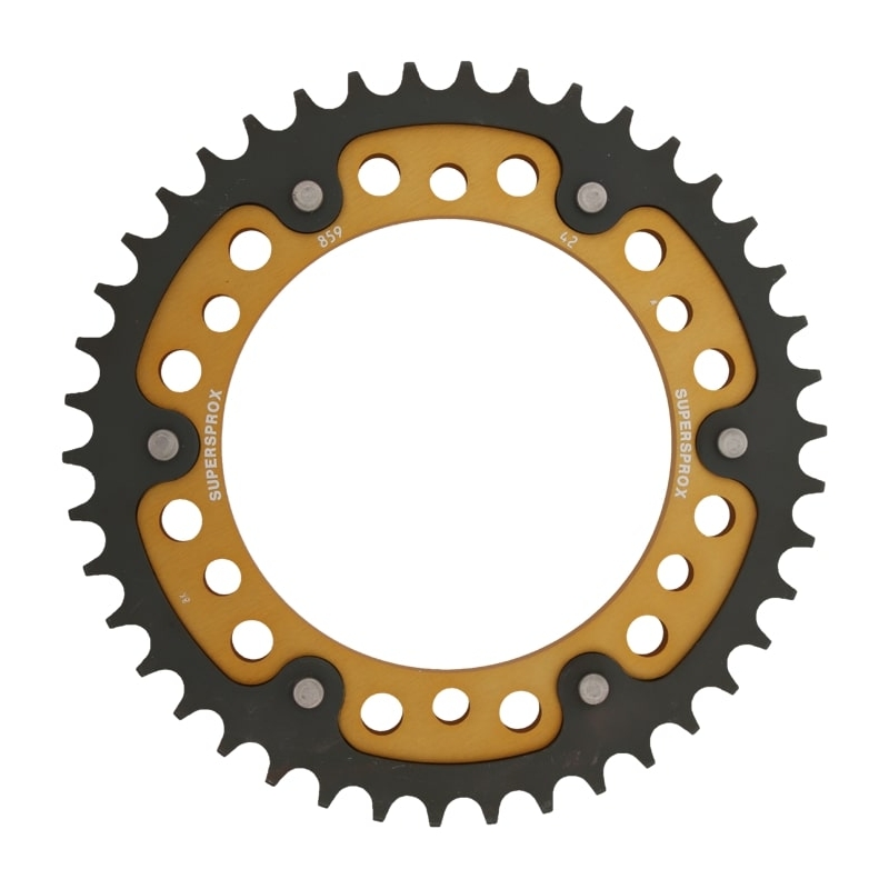 Foaie spate SUPERSPROX STEALTH auriu 42T, 530