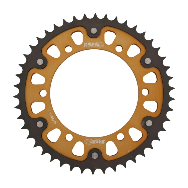 Foaie spate SUPERSPROX STEALTH auriu 46T, 532