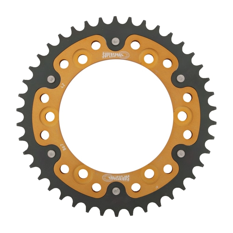 Foaie spate SUPERSPROX STEALTH auriu 42T, 525