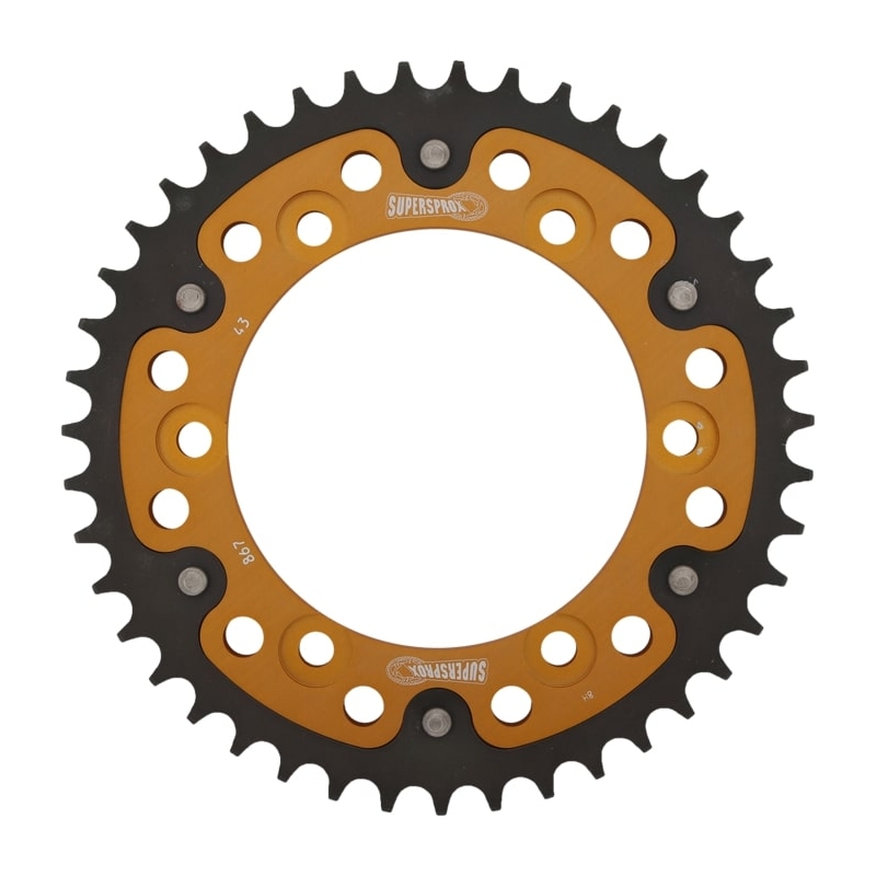 Foaie spate SUPERSPROX STEALTH auriu 43T, 525