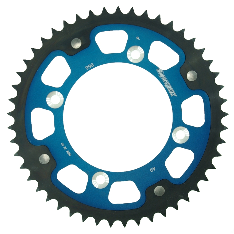 Foaie spate SUPERSPROX STEALTH Albastru 49T, 428