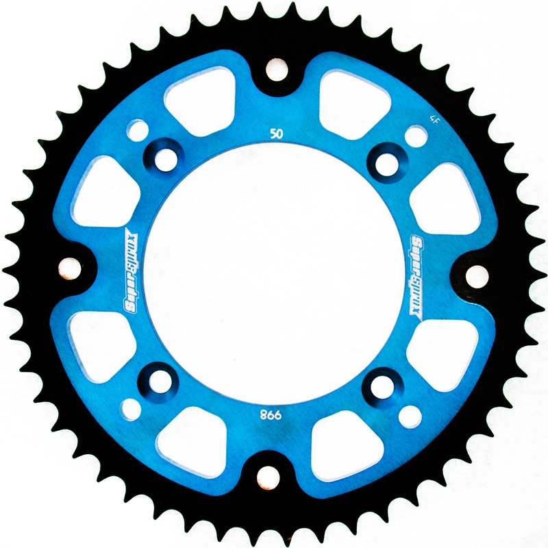 Foaie spate SUPERSPROX STEALTH Negru 50T, 428