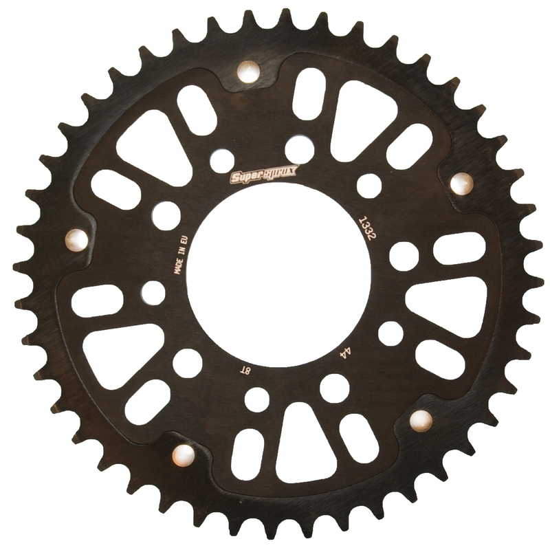Foaie spate SUPERSPROX STEALTH Negru 44T, 525