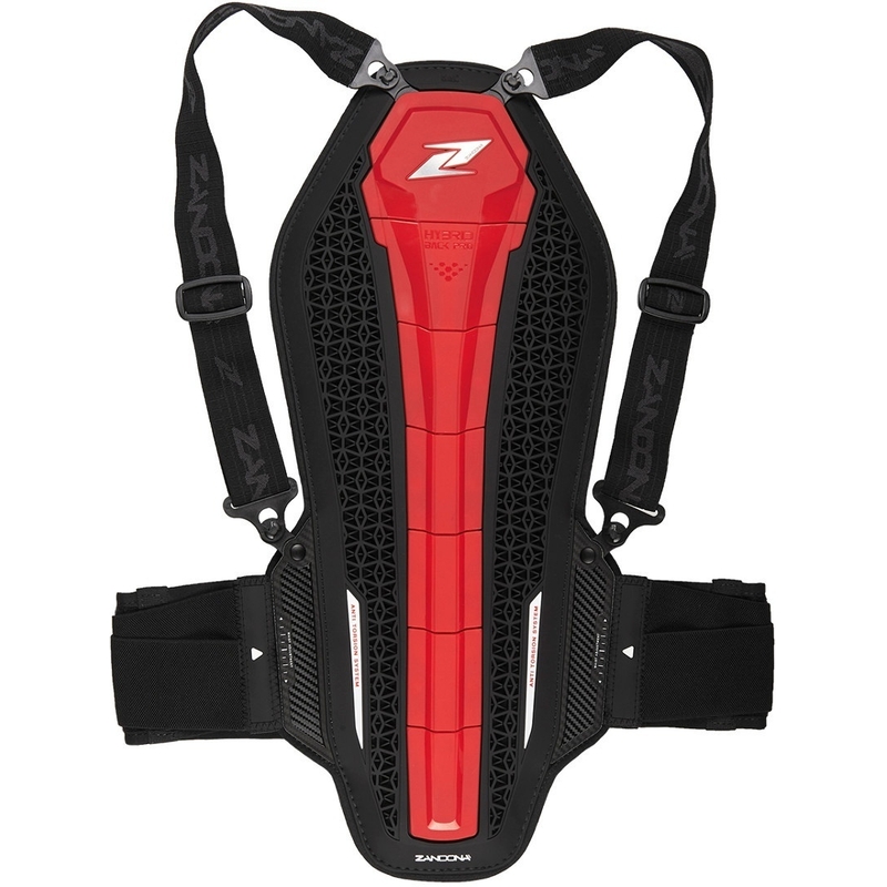 Protector de coloană vertebrală Zandona Hybrid Back Pro X7 roșu 168-177 cm