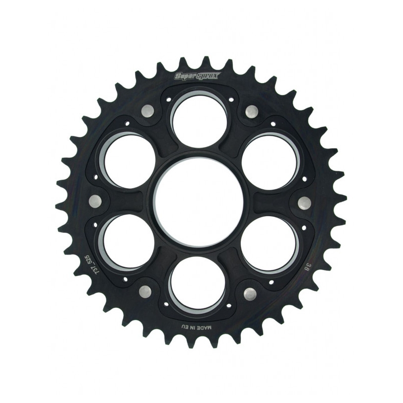 Rear sprocket STEALTH with alloy disc SUPERSPROX Negru 38T, 520