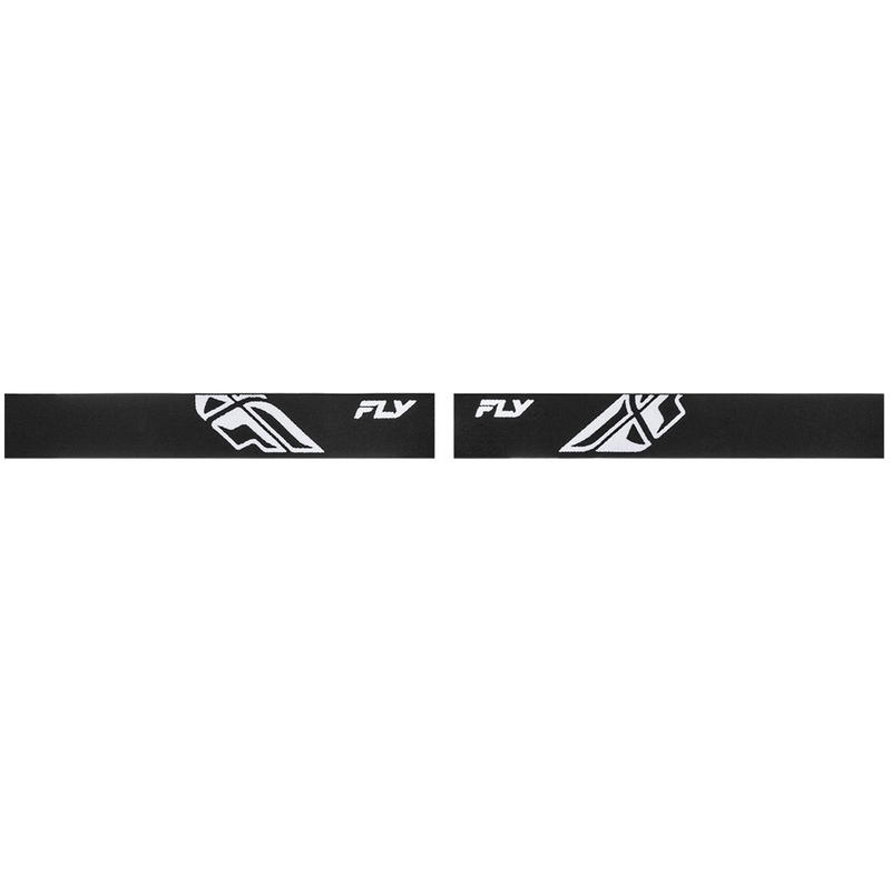 Ochelari de motocross FLY Racing Focus pentru copii, alb-negru, cu plexiglas transparent