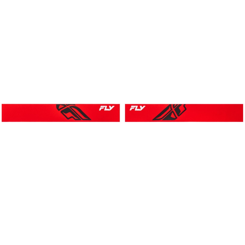 Ochelari de motocross pentru copii FLY Racing Focus, roșii-negri, cu plexiglas transparent