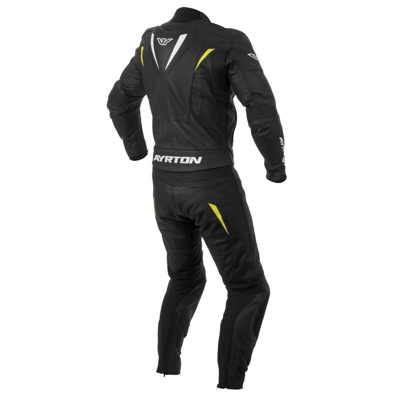 Salopetă Ayrton Curtiss V8 negru-galben-fluo