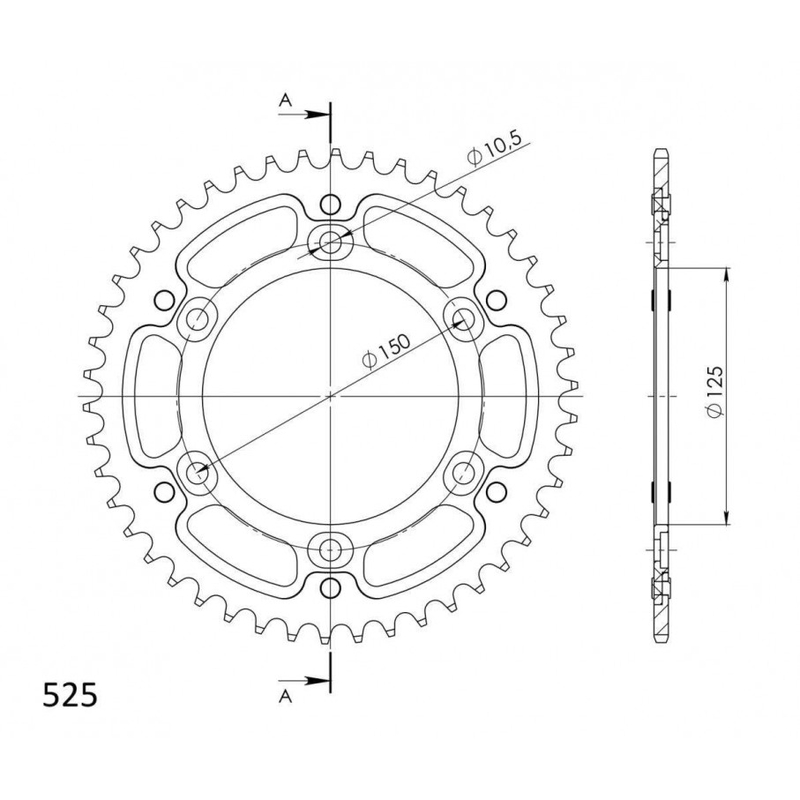 Foaie spate SUPERSPROX STEALTH portocaliu 46T, 525