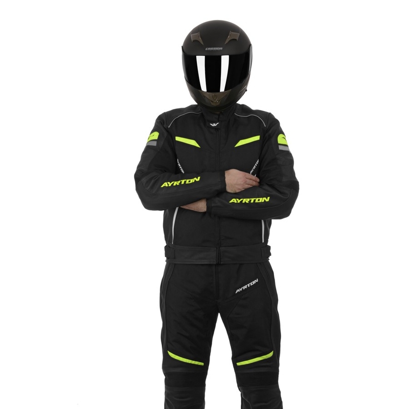 Ayrton Optimus negru-fluo-galben bărbați salopete lichidare