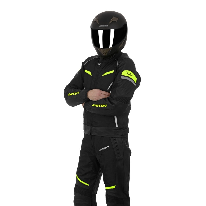 Ayrton Optimus negru-fluo-galben bărbați salopete lichidare