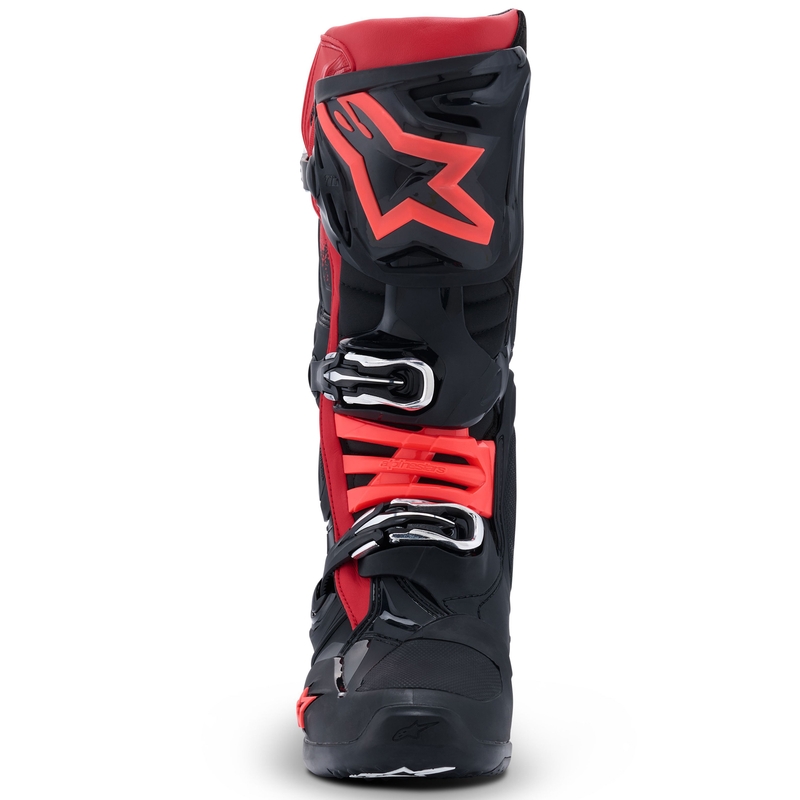 Ghete moto Alpinestars Tech 10 negru-roșu