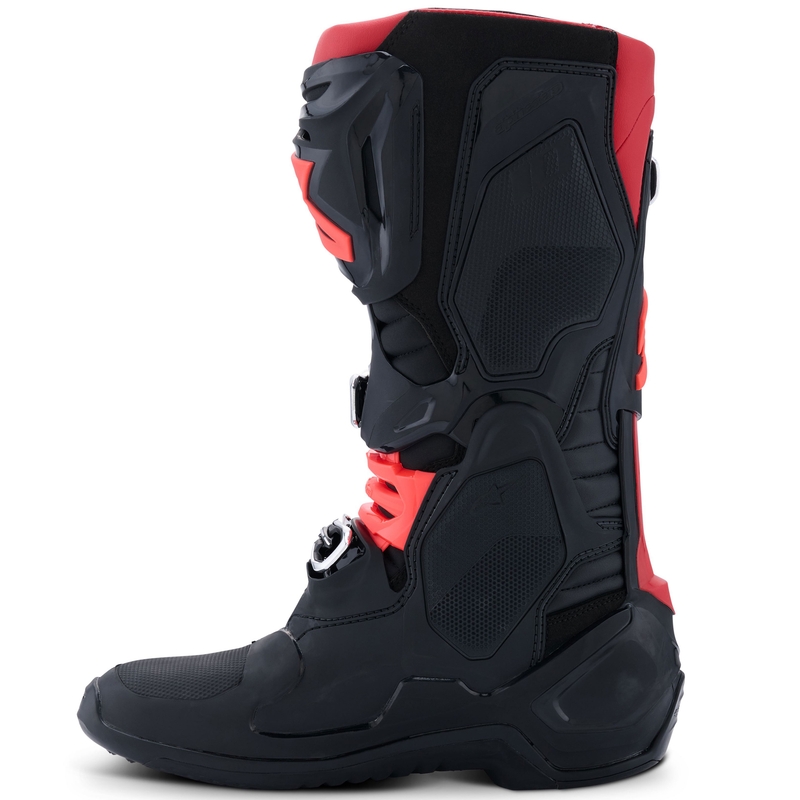 Ghete moto Alpinestars Tech 10 negru-roșu