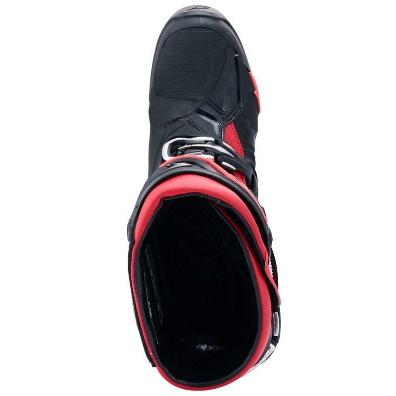 Ghete moto Alpinestars Tech 10 negru-roșu