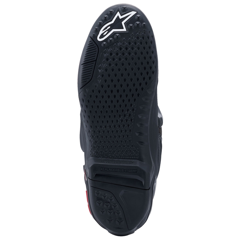Ghete moto Alpinestars Tech 10 negru-roșu