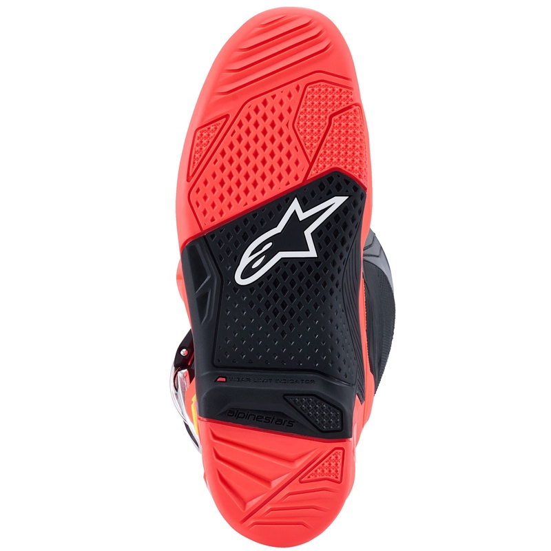 Ghete moto Alpinestars Tech 7 negru-roșu fluo-roz fluo