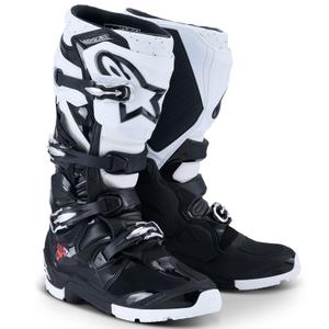 Ghete Motocicletă Alpinestars Tech 7 Enduro Negru-Alb