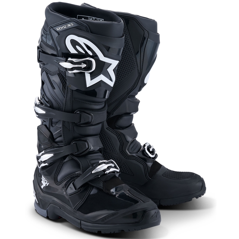 Ghete Motocicletă Alpinestars Tech 7 Enduro Negru-Antracit-Alb