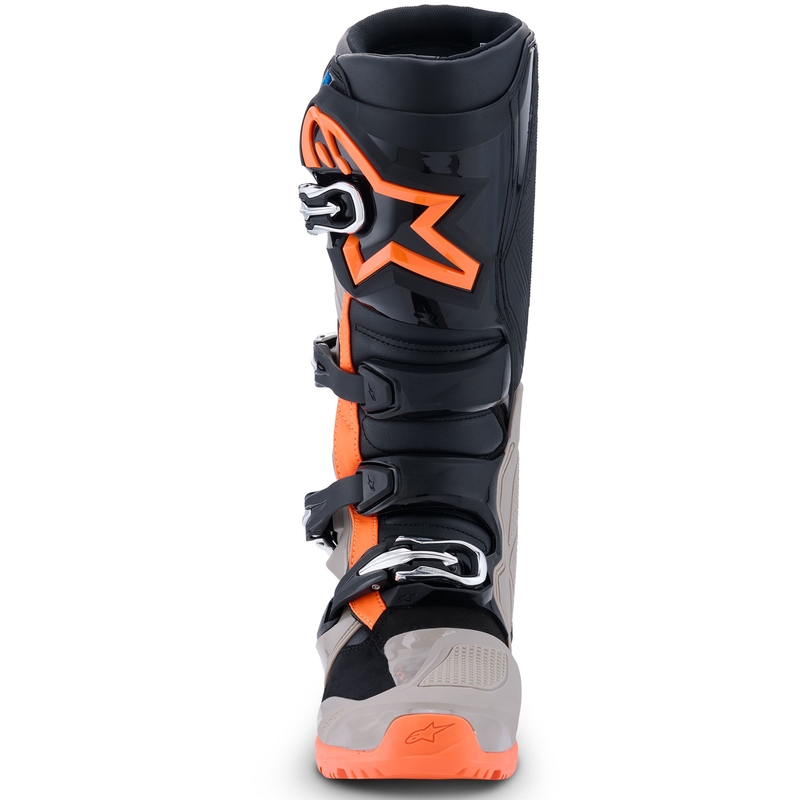 Ghete Motocicletă Alpinestars Tech 7 Enduro Negru-Gri Închis-Portocaliu Fluo