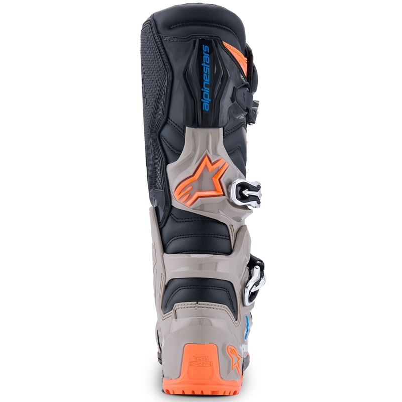 Ghete Motocicletă Alpinestars Tech 7 Enduro Negru-Gri Închis-Portocaliu Fluo
