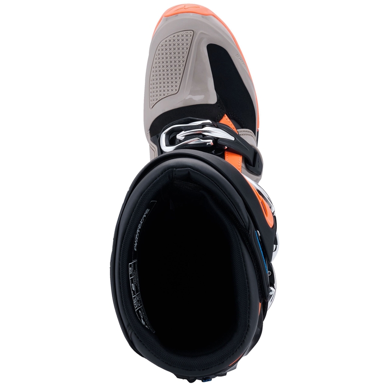 Ghete Motocicletă Alpinestars Tech 7 Enduro Negru-Gri Închis-Portocaliu Fluo