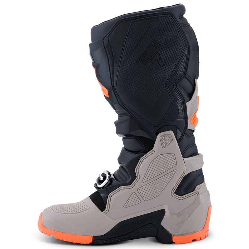 Ghete Motocicletă Alpinestars Tech 7 Enduro Negru-Gri Închis-Portocaliu Fluo
