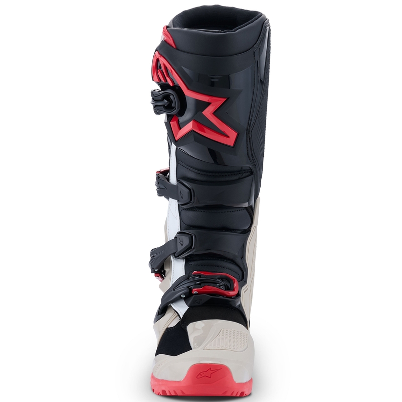 Ghete Motocicletă Alpinestars Tech 7 Enduro Negru-Gri Deschis-Roșu