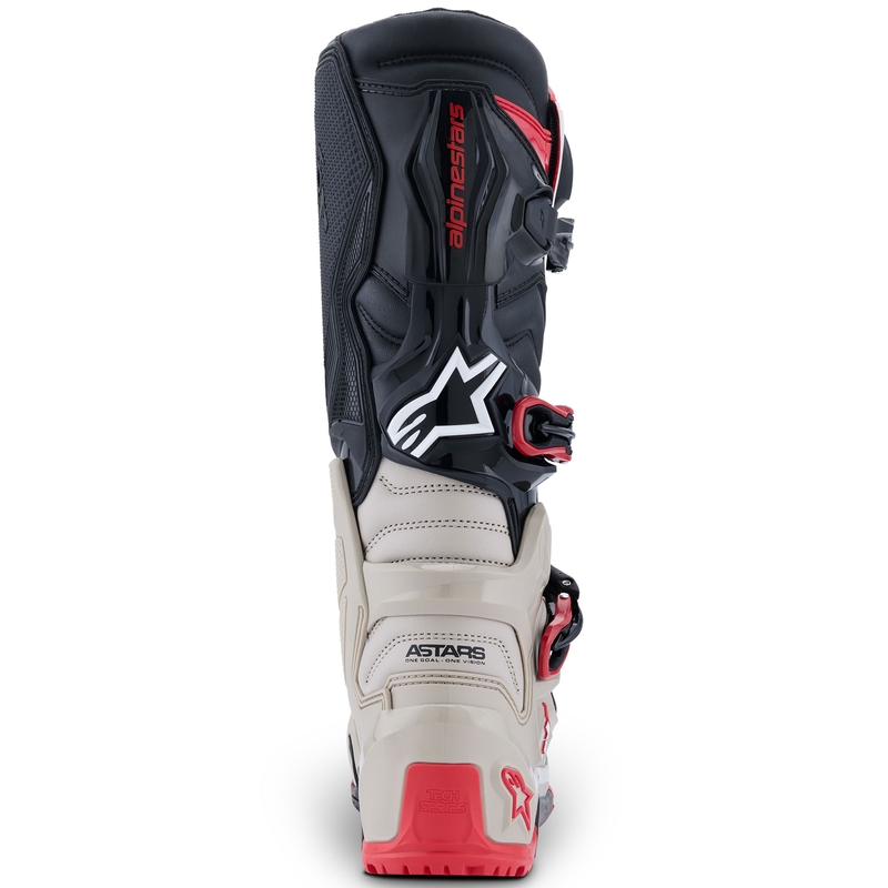 Ghete Motocicletă Alpinestars Tech 7 Enduro Negru-Gri Deschis-Roșu