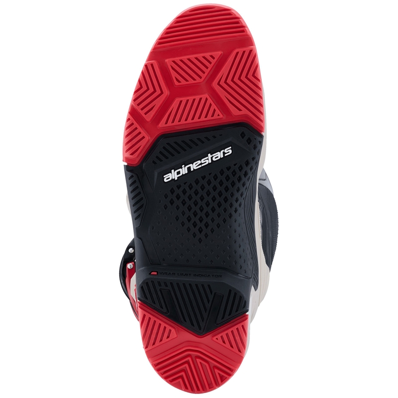 Ghete Motocicletă Alpinestars Tech 7 Enduro Negru-Gri Deschis-Roșu
