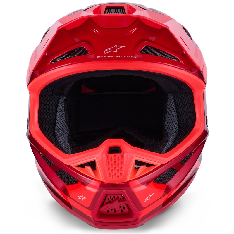 Cască motocross Alpinestars SM7 Core roșie