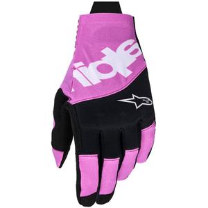 Mănuși motocross Alpinestars Techstar negru-gri deschis-violet