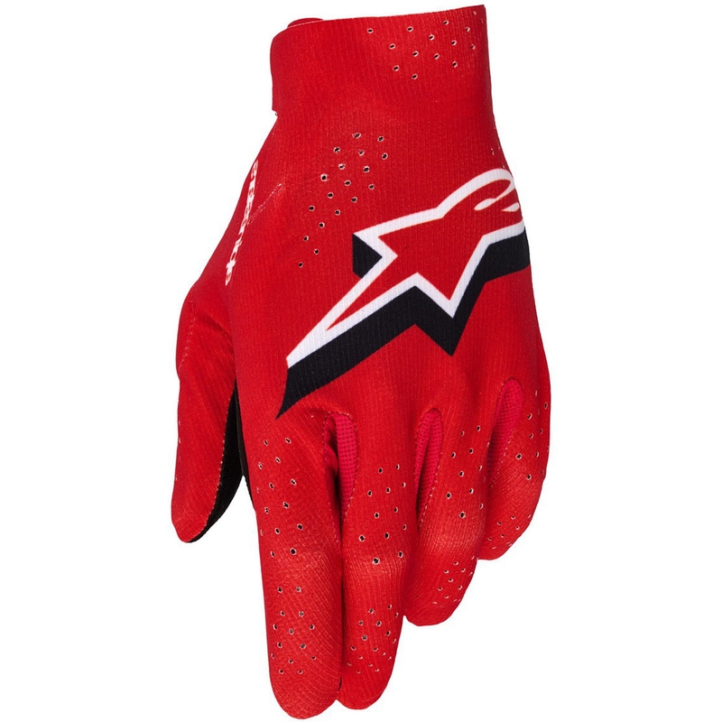 Mănuși motocross Alpinestars Supertech MX roșu-negru-alb