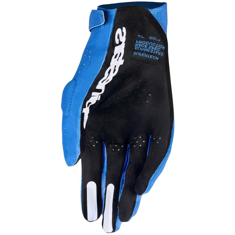 Mănuși motocross Alpinestars Supertech MX albastru-alb-negru