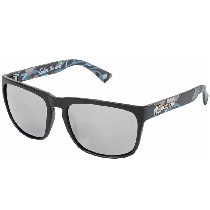 Ochelari de soare Meatfly Ronnie Pink Flowers negru-roz