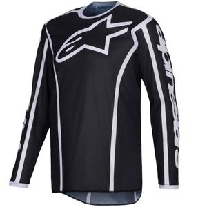 Tricou motocross Alpinestars Fluid Apex negru-gri