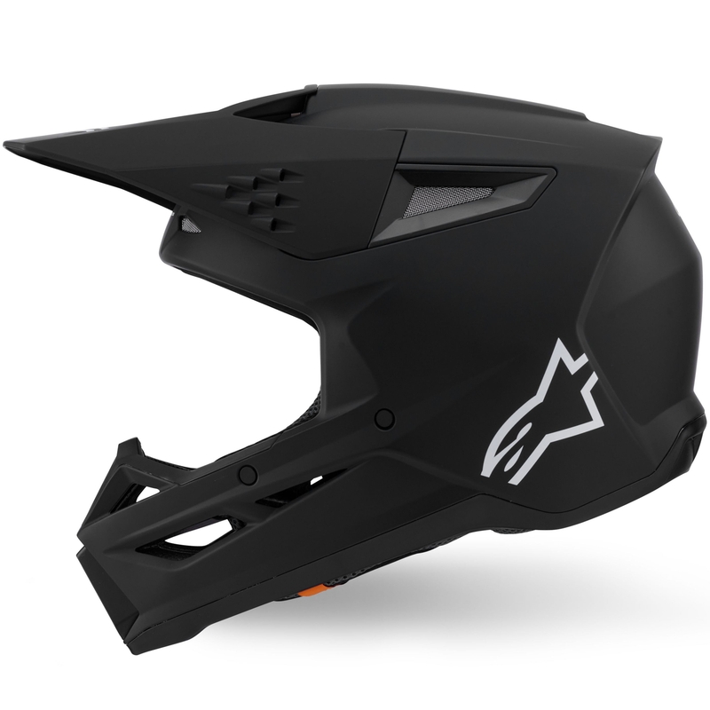 Cască motocross Alpinestars S-M3 Solid negru mat