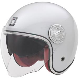 Cască de motocicletă deschisă NOX PREMIUM Heritage albă