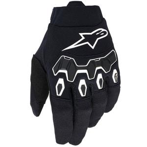Mănuși motocross Alpinestars Full Bore V2 pentru tineri/copii, negru-alb