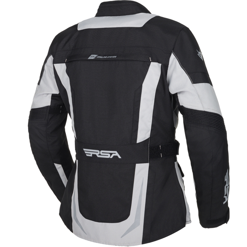 Jachetă de motocicletă pentru femei RSA EXO 2 negru-gri