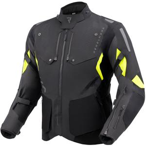 Jacheta moto Rebelhorn Hiker IV negru-antracit-galben fluo