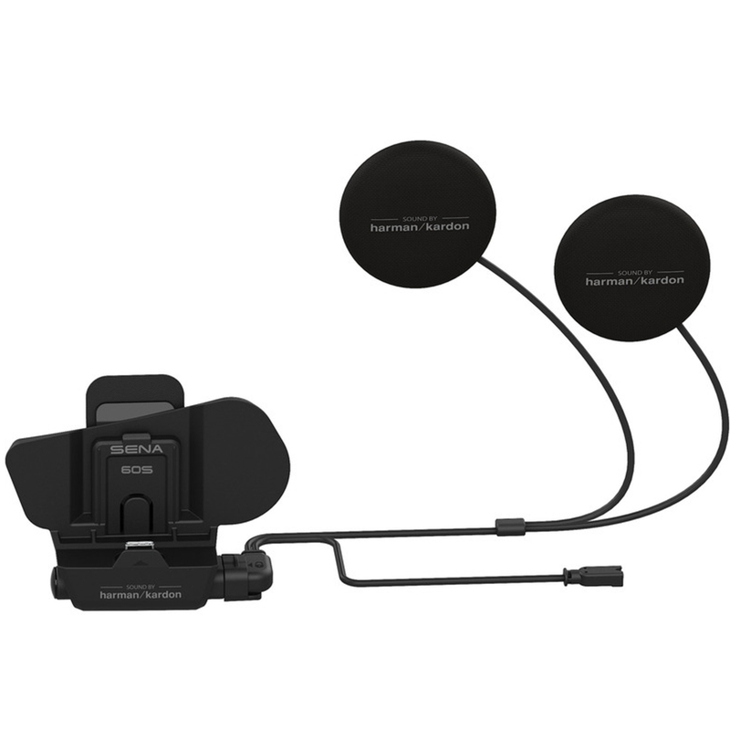 Suport pentru cască cu accesorii pentru căști Sena 60S, inclusiv microfon uni. negru