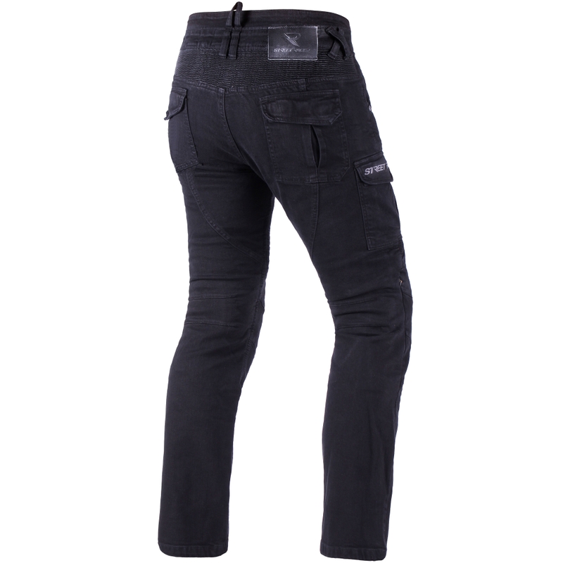 Blugi motocicletă Street Racer Cargo CE negri
