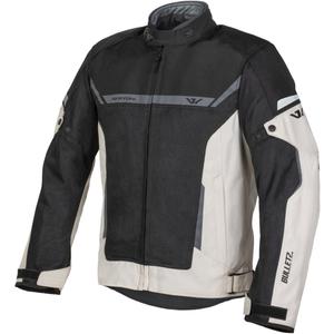 Geacă de motocicletă Ayrton Bullet II Flow crem-nisipiu-gri-negru