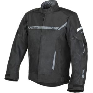 Geacă de motocicletă Ayrton Bullet II Flow negru-gri închis