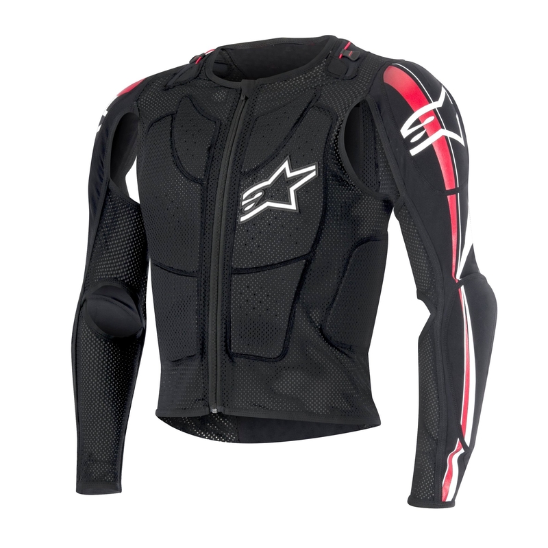 Protecție de corp Alpinestars Bionic Plus negru-alb-roșu