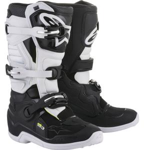 Ghete motocross Alpinestars Stella Tech 3 pentru femei, negru-alb