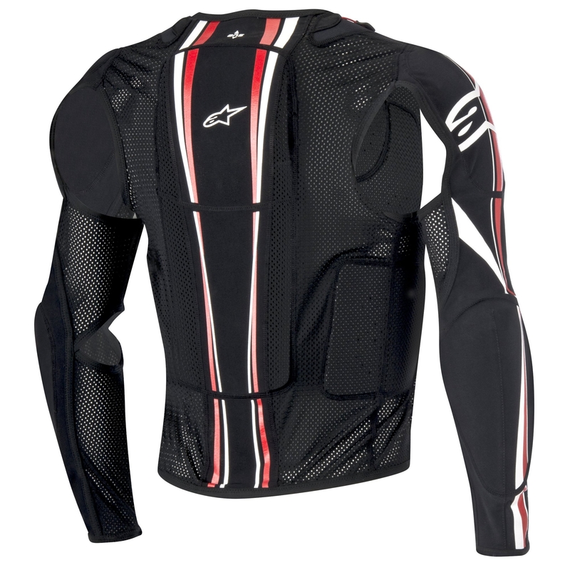 Protecție de corp Alpinestars Bionic Plus negru-alb-roșu
