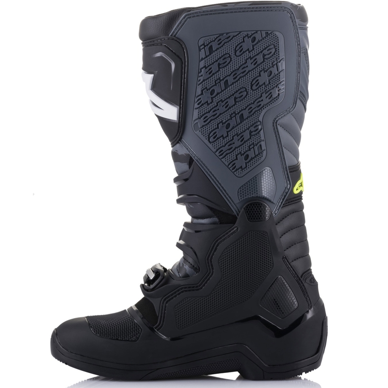 Ghete moto Alpinestars TECH 5 negru-gri-galben fluo