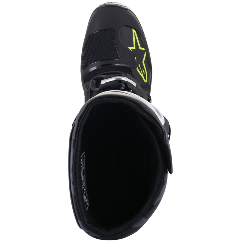 Ghete moto Alpinestars TECH 5 negru-gri-galben fluo