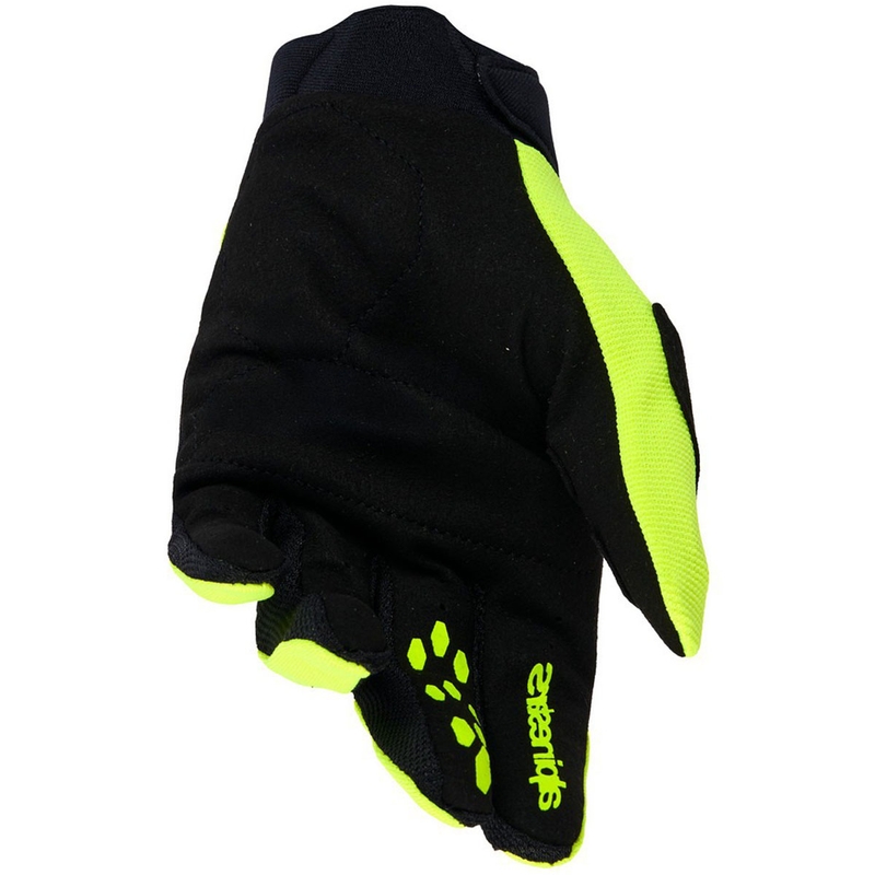 Mănuși motocross Alpinestars Full Bore V2 pentru tineri/copii, galben-negru fluo